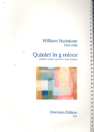 Quintet in g Minor  for flute, clarinet, bassoon, horn and piano  parts