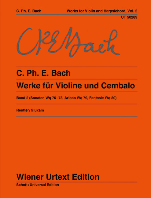 Werke für Violine und Cembalo Band 2  für Violine und Cembalo  
