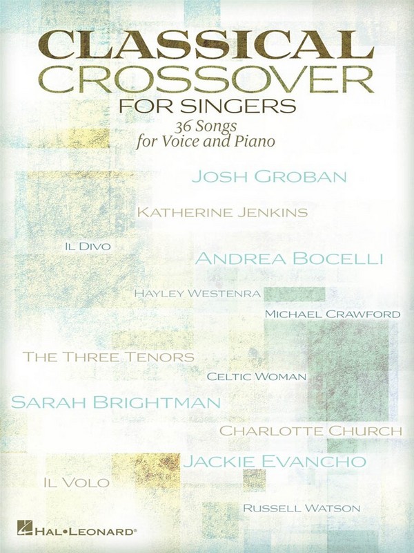 Classical Crossover for Singers&nbsp;&nbsp;for voice and piano&nbsp;&nbsp;score