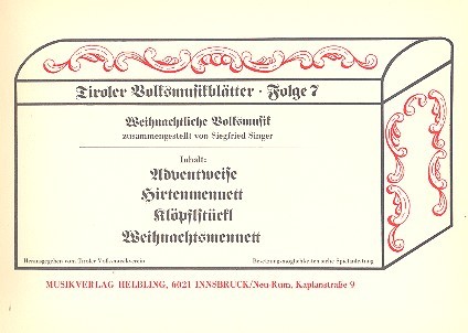 Tiroler Volksmusikblätter Band 7&nbsp;&nbsp;für variable Volksmusikbesetzung&nbsp;&nbsp;Partitur