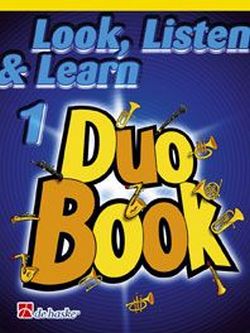 Look listen and learn vol.1 - Duo Book&nbsp;&nbsp;for 2 alto saxophones (baritone saxophones)&nbsp;&nbsp;score
