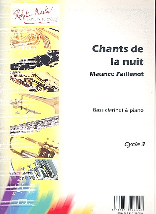 Chants de la nuit&nbsp;&nbsp;for bass clarinet and piano&nbsp;&nbsp;