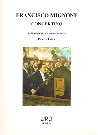 Concertino für Fagott und Kammerorchester  für Fagott und Klavier  