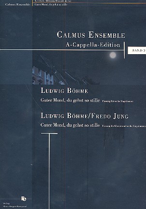 Guter Mond, du gehst so stille&nbsp;&nbsp;für 6 Stimmen (gem Chor) a cappella und mit Klavier&nbsp;&nbsp;Partitur