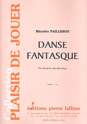 Danse fantasque&nbsp;&nbsp;pour saxophone alto et piano&nbsp;&nbsp;