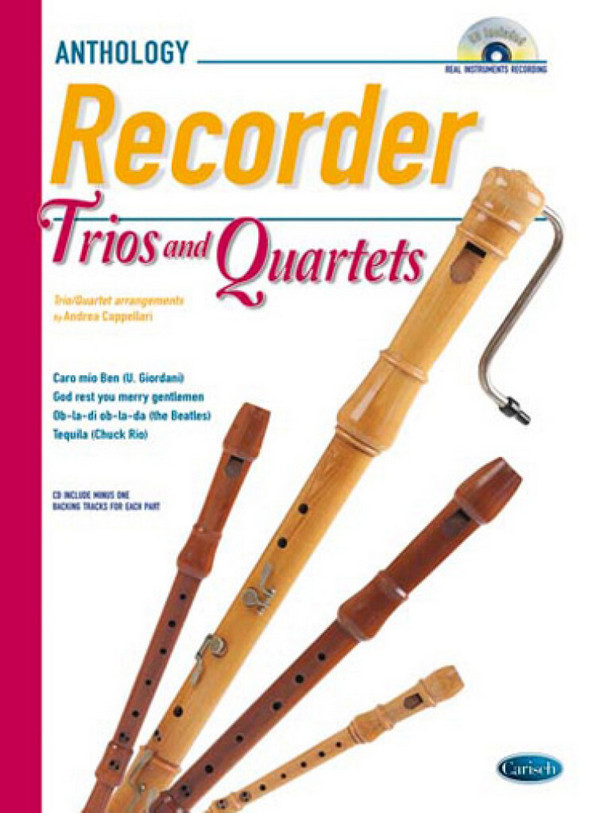 Anthology Recorder (+CD)  for 3-4 recorders (SAT/SATB)  score and parts