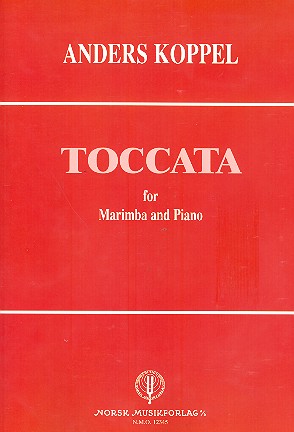 Toccata&nbsp;&nbsp;for marimba and piano&nbsp;&nbsp;score and marimba part