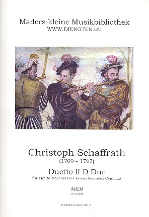 Duett D-Dur Nr.2  für Flöte und Cembalo  