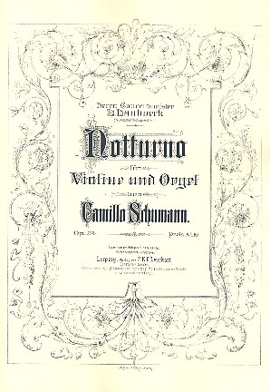 Notturno op.24  für Violine und Orgel  