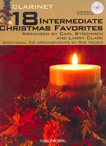 18 intermediate Christmas Favorites (+mp3-CD)  for clarinet  