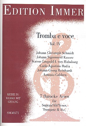 7 barocke Arien  für Sopran (Alt, Tenor), Trompete und Klavier  Stimmen