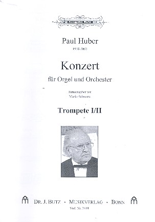Konzert  für Orgel und Orchester  Stimmenset (4-3-2-2-1+Harm)