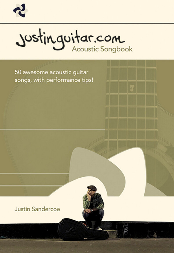 Justinguitar.com:  Songbook for acoustic guitar with performance tips  
