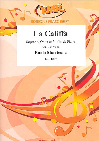 La Califfa  for soprano, oboe (violin) and piano  parts