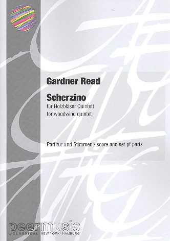Scherzino for flute, oboe,&nbsp;&nbsp;clarinet, horn in F and bassoon&nbsp;&nbsp;score and parts