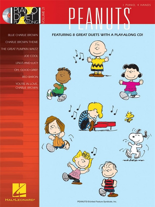 Peanuts (+CD): piano duet playalong vol.21&nbsp;&nbsp;score&nbsp;&nbsp;