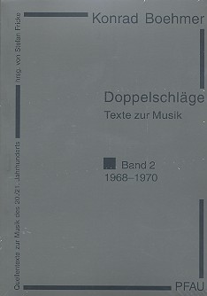 Doppelschläge Texte zur Musik Band 2 (1968-1970)    