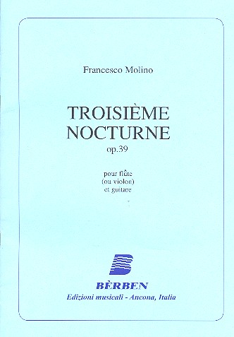 Nocturne no.3 op.39  pour flûte (violon) et guitare  parties