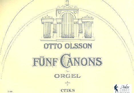 5 Kanons op.18  für Orgel  