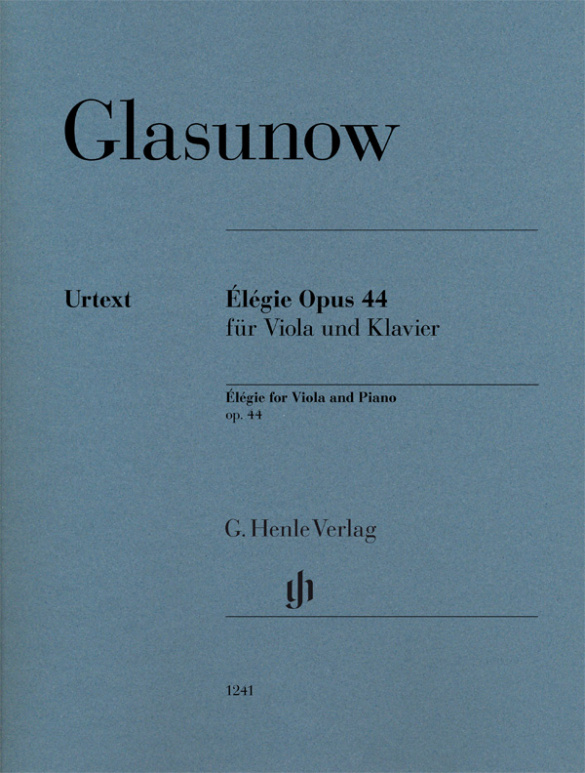 Élégie op.44  für Viola und Klavier  