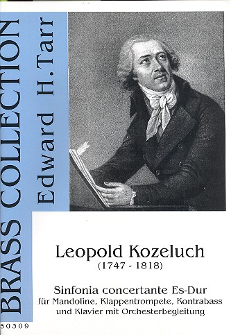 Sinfonia concertante Es-Dur  für Mandoline, Trompete, Kontrabass, Klavier und Orchester  Partitur und Stimmen (Streicher 3-3-2-1)