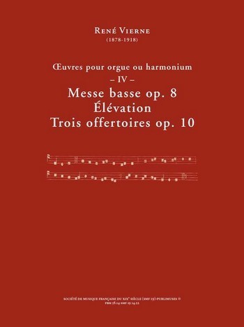 Oeuvres vol.4  pour orgue (harmonium)  