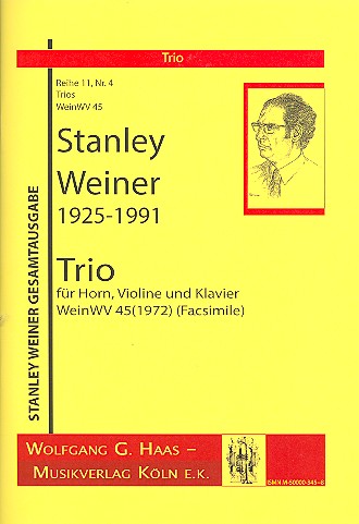 Trio WeinWV45&nbsp;&nbsp;für Horn, Violine und Klavier&nbsp;&nbsp;Stimmen