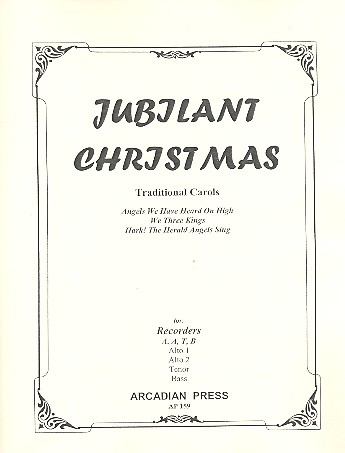Jubilant Christmas  for 4 recorders (AATB)  score and parts