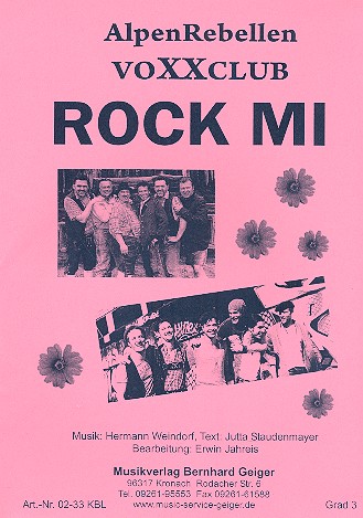 Rock mi:  für kleines Blasorchester  Direktion und Stimmen