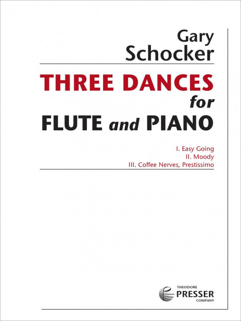 3 Dances  for2 flutes and piano  parts