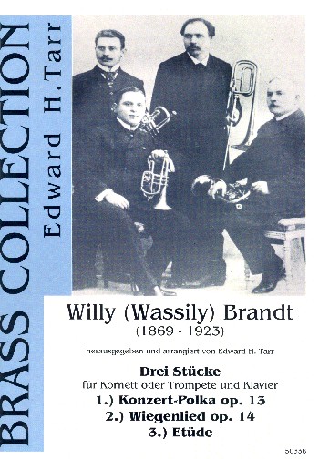 3 Stücke  für Trompete (Kornett) und Klavier  