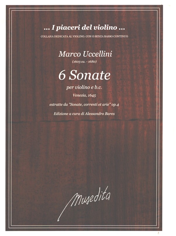 6 sonate op.4  per violino e bc  