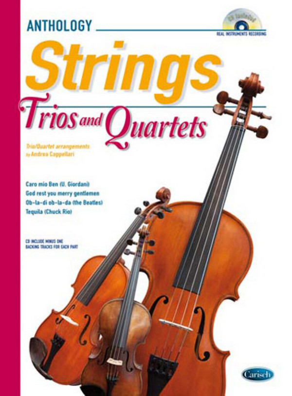 Anthology Strings - Trios and Quartets (+CD)  for string trio or quartet  score and parts