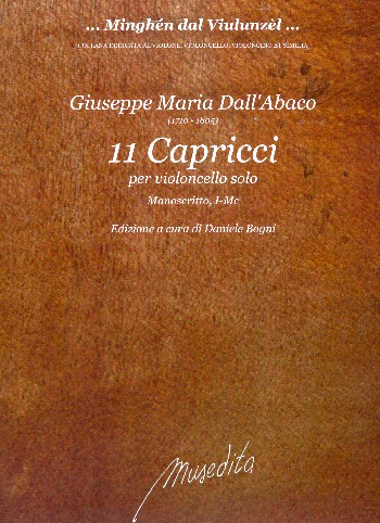 11 Capricci&nbsp;&nbsp;per violoncello&nbsp;&nbsp;