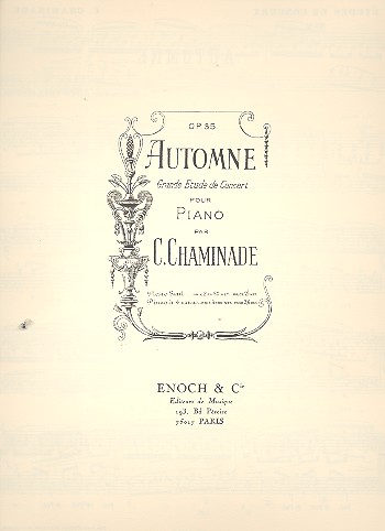 Automne op.35  pour piano  
