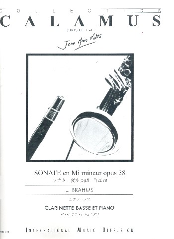 Sonate en mi mineur op.38&nbsp;&nbsp;pour clarinette basse et piano&nbsp;&nbsp;