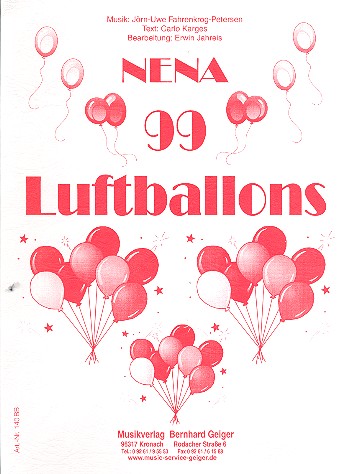 99 Luftballons:  für Big Band  Direktion und Stimmen