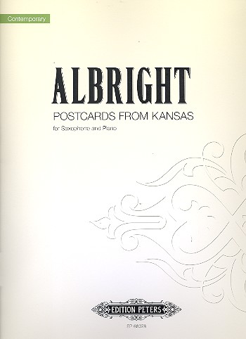 Postcards from Kansas - Welcome to Interstate -70&nbsp;&nbsp;for saxophone and piano&nbsp;&nbsp;