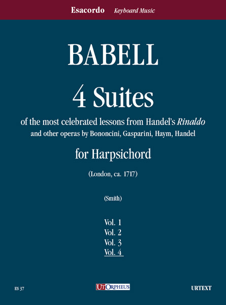 4 Suites of the most celibrated lessons from Händel's Ronaldo vol.4  for harrpsichord  