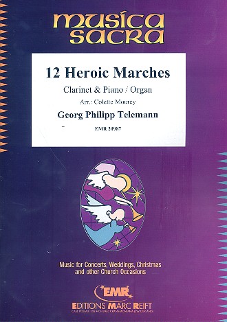 12 heroic Marches  for clarinet and piano  