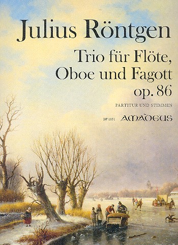 Trio G-Dur op.86  für Flöte, Oboe und Fagott  Partitur und Stimmen