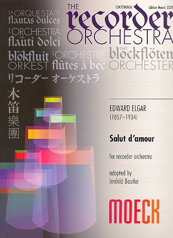 Salut d'amour&nbsp;&nbsp;für Blockflöten-Ensemble&nbsp;&nbsp;Partitur und Stimmen