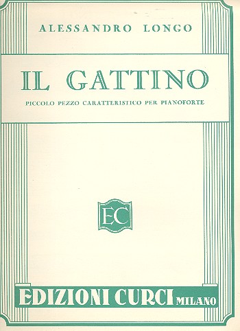 Il gattino&nbsp;&nbsp;per pianoforte&nbsp;&nbsp;