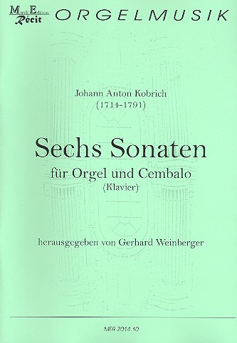 6 Sonaten  für Orgel (Klavier/Cembalo)  