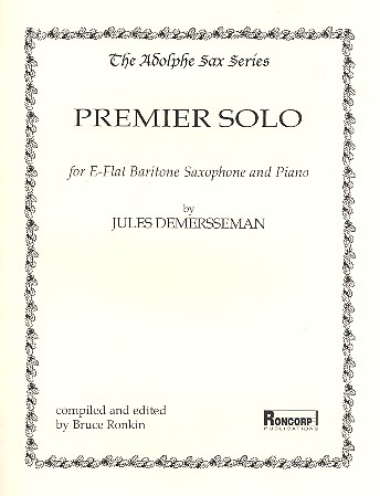 Premier Solo  for baritone saxophone and piano  