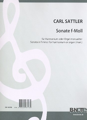 Sonate f-Moll op.19  für Harmonium (Orgel manualiter)  