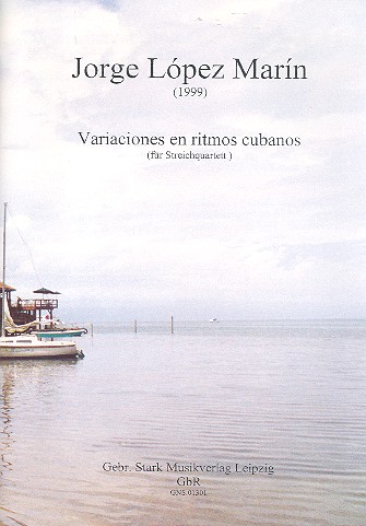 Variaciones en ritmos cubanos  für Streichquartett  Partitur und Stimmen