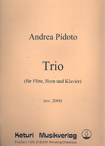 Trio  für Flöte, Horn und Klavier  Stimmen