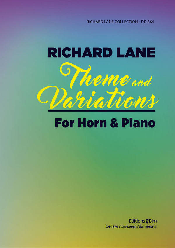 Theme and Variations&nbsp;&nbsp;for horn and piano&nbsp;&nbsp;
