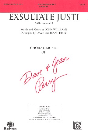 Exsultate justi  for mixed chorus and piano  score
